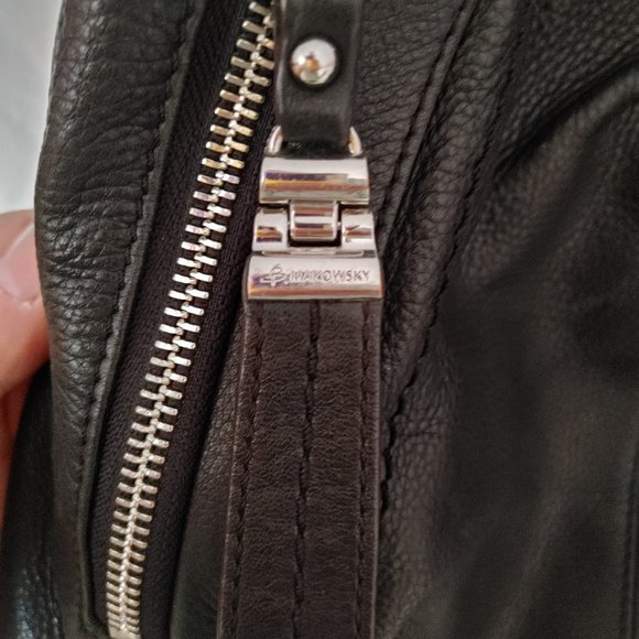 B Makowsky Leather Purse/shoulderbag - Picture 2 of 6